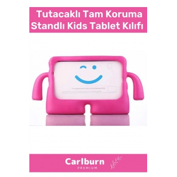 Özel Üretim Apple Samsung Uyumlu 11 Inç Yumuşak Dokulu Tutacaklı Tam Koruma Standlı Kids