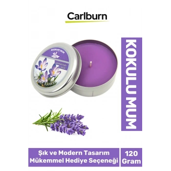 Özel Üretim Aromaterapi Arınma Huzur Meditasyon Yoga Esans Dekoratif Mum Oda Kokusu 120G Teneke Kutu