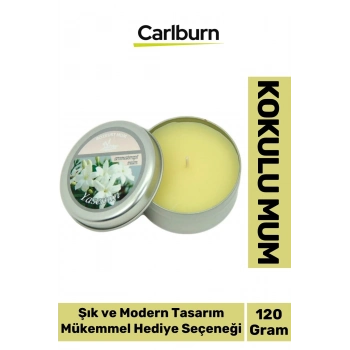 Özel Üretim Aromaterapi Arınma Huzur Meditasyon Yoga Esans Dekoratif Mum Oda Kokusu 120g Teneke Kutu