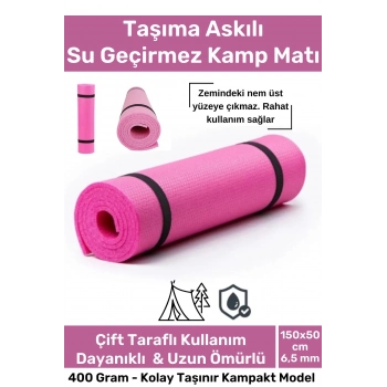 Taşıma Askılı Su Geçirmez Konforlu Kalın Rahat Çift Taraflı Kamp Zemin Çadır Uyku Matı Yer Minderi