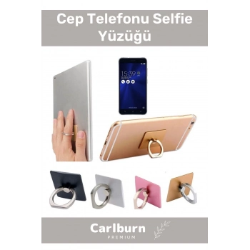 360 Derece Parmak Ucunda Dönen Cep Telefonu Tutucu Soket Yuvarlak Standı Selfie Yüzük
