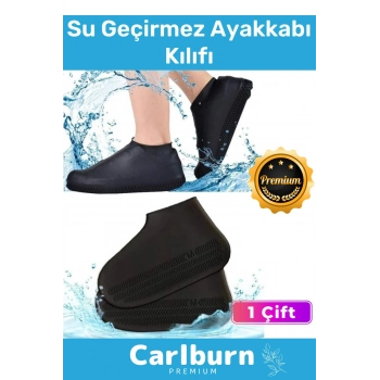 Premium Kaymaz Su Kir Geçirmez Sızdırmaz Esnek Ayakkabı Koruyucu Yağmur Silikon Kılıf
