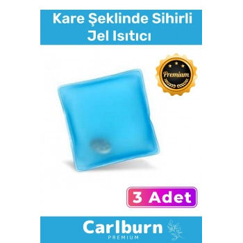 Özel Üretim Soğuk Havalarda Kare Şeklinde El Isıtıcısı Sihirli Jel Isıtıcı Torba Cep Sobası 3 Adet