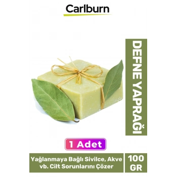 Doğal Güzel Kokulu El Yüz Saç Vücut Cilt Onaran Kolajen Etkili Defne Yaprağı Bitkisel Sabun 1 Adet