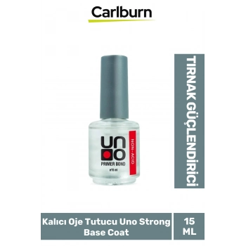 Tırnak Güçlendirici Elastik 48W Cihazlarda Kullanılan Kalıcı Oje Tutucu Uno Strong Base Coat 15 ml