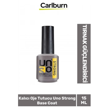 Tırnak Güçlendirici Elastik 48W Cihazlarda Kullanılan Kalıcı Oje Tutucu Uno Strong Base Coat 15 ml