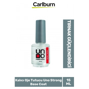 Tırnak Güçlendirici Elastik 48W Cihazlarda Kullanılan Kalıcı Oje Tutucu Uno Strong Base Coat 15 ml