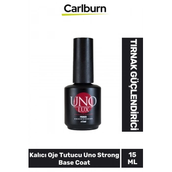 Tırnak Güçlendirici Elastik 48W Cihazlarda Kullanılan Kalıcı Oje Tutucu Uno Strong Base Coat 15 ml