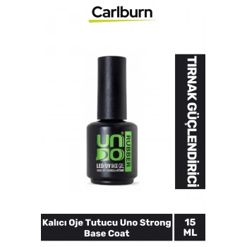 Tırnak Güçlendirici Elastik 48W Cihazlarda Kullanılan Kalıcı Oje Tutucu Uno Strong Base Coat 15 ml