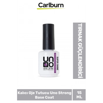 Tırnak Güçlendirici Elastik 48W Cihazlarda Kullanılan Kalıcı Oje Tutucu Uno Strong Base Coat 15 ml