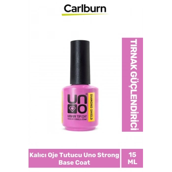 Tırnak Güçlendirici Elastik 48W Cihazlarda Kullanılan Kalıcı Oje Tutucu Uno Strong Base Coat 15 ml