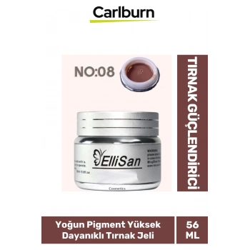 Uzun Sağlıklı Dayanıklı Tırnaklar UV Makineleri Uyumlu Ellisan Protez Tırnak Jeli Builder 56 Gram