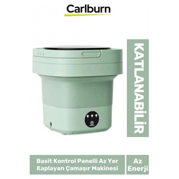Enerji Tasarruflu Basit Kontrol Panel Az Yer Kaplayan Taşınabilir Katlanabilir Mini Çamaşır Makinesi