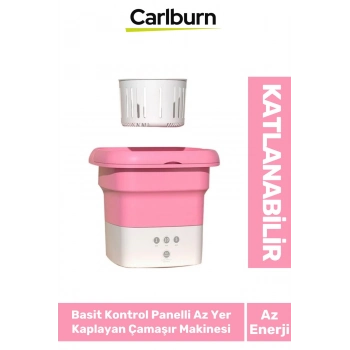 Enerji Tasarruflu Basit Kontrol Panel Az Yer Kaplayan Taşınabilir Katlanabilir Mini Çamaşır Makinesi