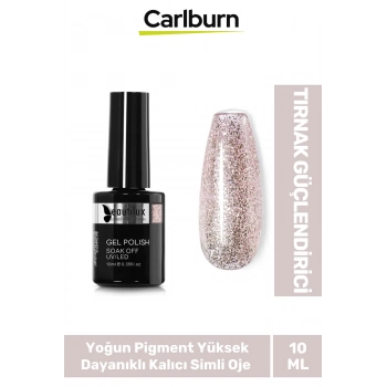 Hızlı Kuruyan Uzun Süre Dayanıklı Yüksek Pigment 3 Aşamalı Kalıcı Simli Tırnak Ojesi 10 Ml