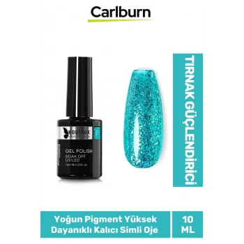 Hızlı Kuruyan Uzun Süre Dayanıklı Yüksek Pigment 3 Aşamalı Kalıcı Simli Tırnak Ojesi 10 Ml