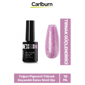 Hızlı Kuruyan Uzun Süre Dayanıklı Yüksek Pigment 3 Aşamalı Kalıcı Simli Tırnak Ojesi 10 Ml
