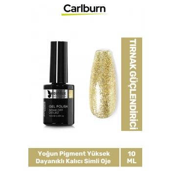 Hızlı Kuruyan Uzun Süre Dayanıklı Yüksek Pigment 3 Aşamalı Kalıcı Simli Tırnak Ojesi 10 Ml