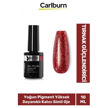 Hızlı Kuruyan Uzun Süre Dayanıklı Yüksek Pigment 3 Aşamalı Kalıcı Simli Tırnak Ojesi 10 Ml