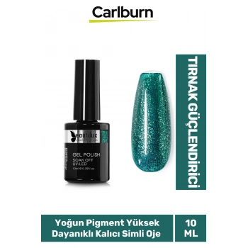Hızlı Kuruyan Uzun Süre Dayanıklı Yüksek Pigment 3 Aşamalı Kalıcı Simli Tırnak Ojesi 10 Ml
