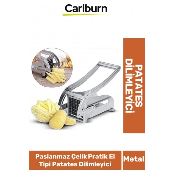 Özel Üretim Ergonomik Dayanıklı Paslanmaz Çelik İnce Eşit Bölen Pratik El Tipi Patates Dilimleyici