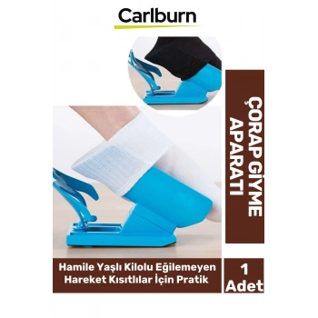 Hamile Yaşlı Kilolu Eğilemeyen Hareket Kısıtlılar İçin Pratik Yardımcı Çorap Giyme Çıkarma Aparatı