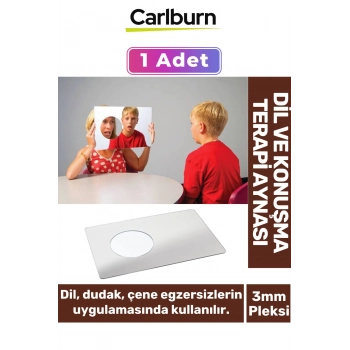 Özel Üretim Kırılmaya Karşı Dayanıklı 3mm Pleksi Oval Kenarlı Rehabilitasyon Dil Konuşma Terapi Ayna