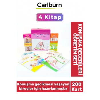 Kişisel Gelişim Rehabilitasyon Özel Çocuklar İçin Tepki Verdirici Konuşma Becerileri Öğretim Seti
