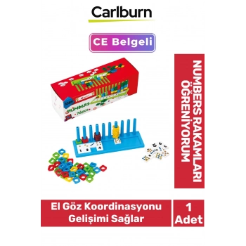 Zeka Geliştirici Eğitici Öğretici El Kası Geliştirme Okul Öncesi Rakamları Öğreniyorum Oyunu