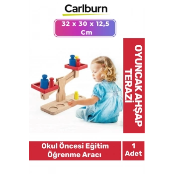 Algılama Kavrama Zeka Geliştirici Organizasyon Yeteneği Geliştirici Oyuncak Ahşap Terazi