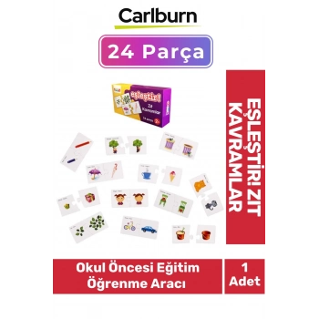 Zeka Geliştirici Öğretici Okul Öncesi Ev Anne İlişki Kurma Zıt Kavramlar Eşleştir Öğren Eğitici Set