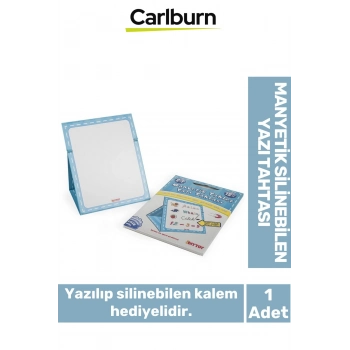 Çizgisiz Katlanabilir Çift Taraflı Stand Manyetik Yazıp Silinebilen Kalem Yazı Tahtası 24x30 cm