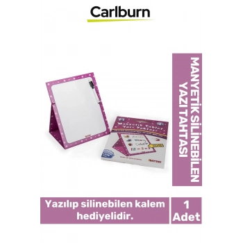 Çizgisiz Katlanabilir Çift Taraflı Stand Manyetik Yazıp Silinebilen Kalem Yazı Tahtası 24x30 cm