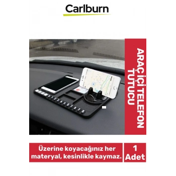 Özel Üretim Kaydırmaz Numaratör Çizdirmez Çok Fonksiyonlu Araç İçi Torpido Telefon Tutucu