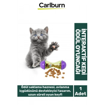 Dayanıklı Plastik Küçük Boy Saklama Hazneli İnteraktif İçgüdüsel Avlanma Kedi Ödül Mamalı Oyuncak