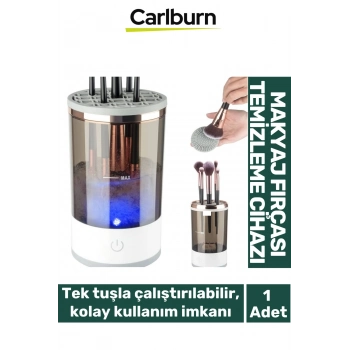 Özel Üretim Usb Şarjlı Hızlı Nazik Temizleyen Zarar Vermez Elektrikli Makyaj Fırçası Temizleyici