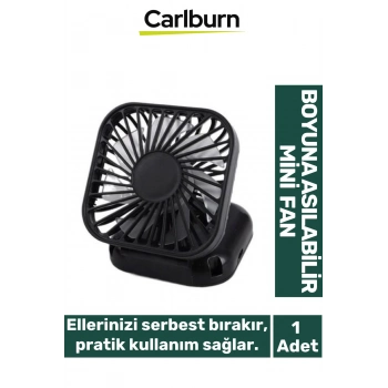 Özel Taşınabilir Şarjlı Güçlü Yüksek Kaliteli Sessiz Hava Soğutucu Üflemeli Mini Boyun Vantilatör