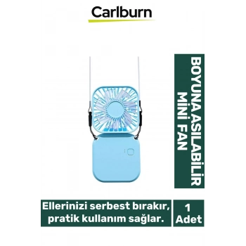 Özel Taşınabilir Şarjlı Güçlü Yüksek Kaliteli Sessiz Hava Soğutucu Üflemeli Mini Boyun Vantilatör