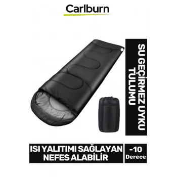 Isı Yalıtımı Sağlayan Su Geçirmez Nefes Alabilir Çift Kaplama Polar Kumaş Uyku Tulumu -10 Derece