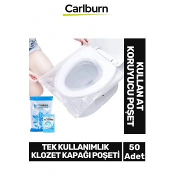 Seyahat Restaurant Avm Halka Açık Tuvalet Wc Hijyenik Tek Kullanımlık Klozet Kapağı Poşeti 50 Adet