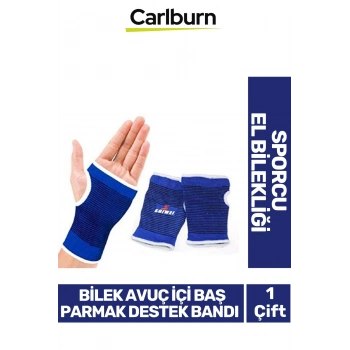 Özel Üretim Elastik Bilek Avuç İçi Baş Parmak Destek Bandı Sporcu El Bilekliği