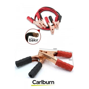 Özel Kalın Taşıma Çantalı %100 Bakır Kalın Kablo 1000 Amper Güçlü Oto Akü Takviye Hızlı Şarj Kablosu