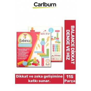 Özel Üretim 115 Parça Oyun Taşı Kartı Zili Tutuculu Set Balance Dikkat Denge Hız Oyunu