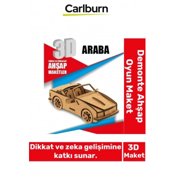 3 Boyut Eğitici Öğretici Zeka Geliştirici Boyanabilir Ebeveyn Çocuk Puzzle Demonte Ahşap Oyun Maket