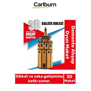 3 Boyut Eğitici Öğretici Zeka Geliştirici Boyanabilir Ebeveyn Çocuk Puzzle Demonte Ahşap Oyun Maket