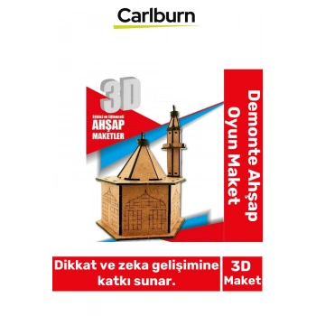 3 Boyut Eğitici Öğretici Zeka Geliştirici Boyanabilir Ebeveyn Çocuk Puzzle Demonte Ahşap