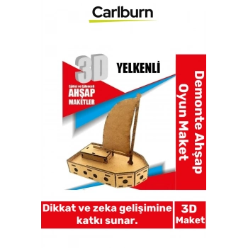3 Boyut Eğitici Öğretici Zeka Geliştirici Boyanabilir Ebeveyn Çocuk Puzzle Demonte Ahşap Oyun Maket