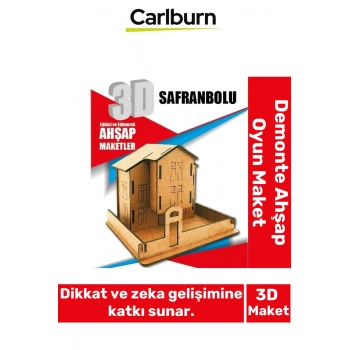 3 Boyut Eğitici Öğretici Zeka Geliştirici Boyanabilir Ebeveyn Çocuk Puzzle Demonte Ahşap Oyun Maket