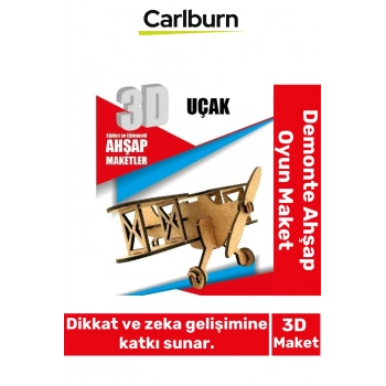 3 Boyut Eğitici Öğretici Zeka Geliştirici Boyanabilir Ebeveyn Çocuk Puzzle Demonte Ahşap Oyun Maket