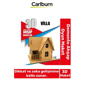 3 Boyut Eğitici Öğretici Zeka Geliştirici Boyanabilir Ebeveyn Çocuk Puzzle Demonte Ahşap Oyun Maket
